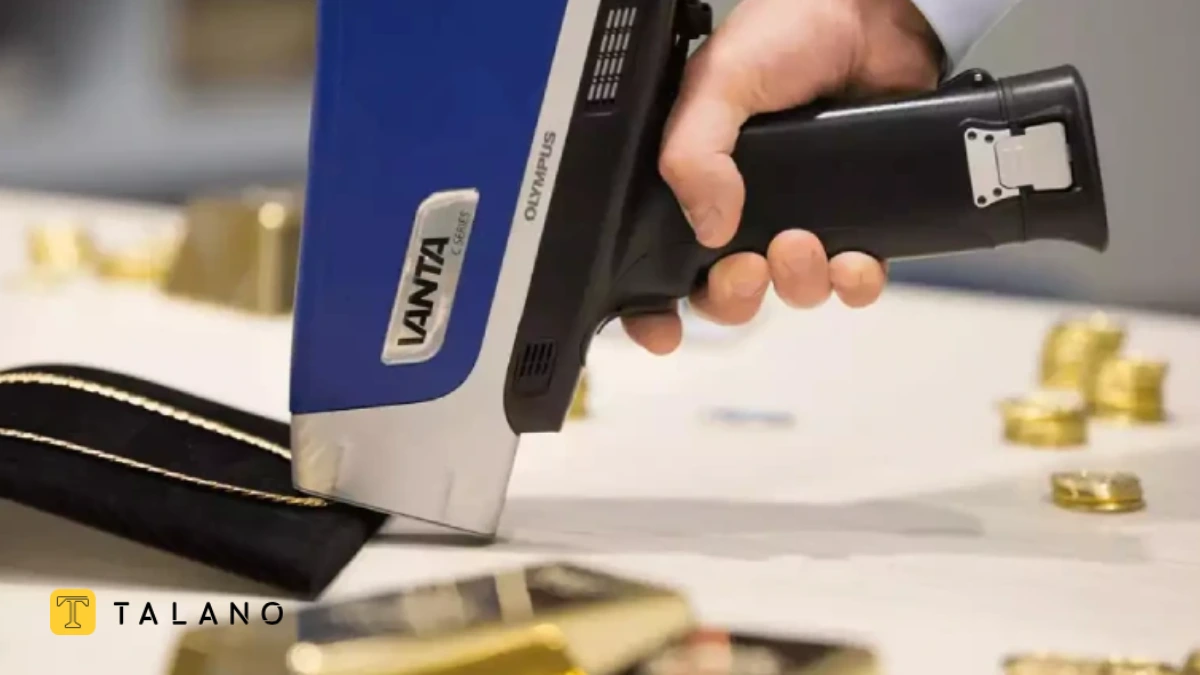 تست XRF با دستگاه مخصوص عیار سنج