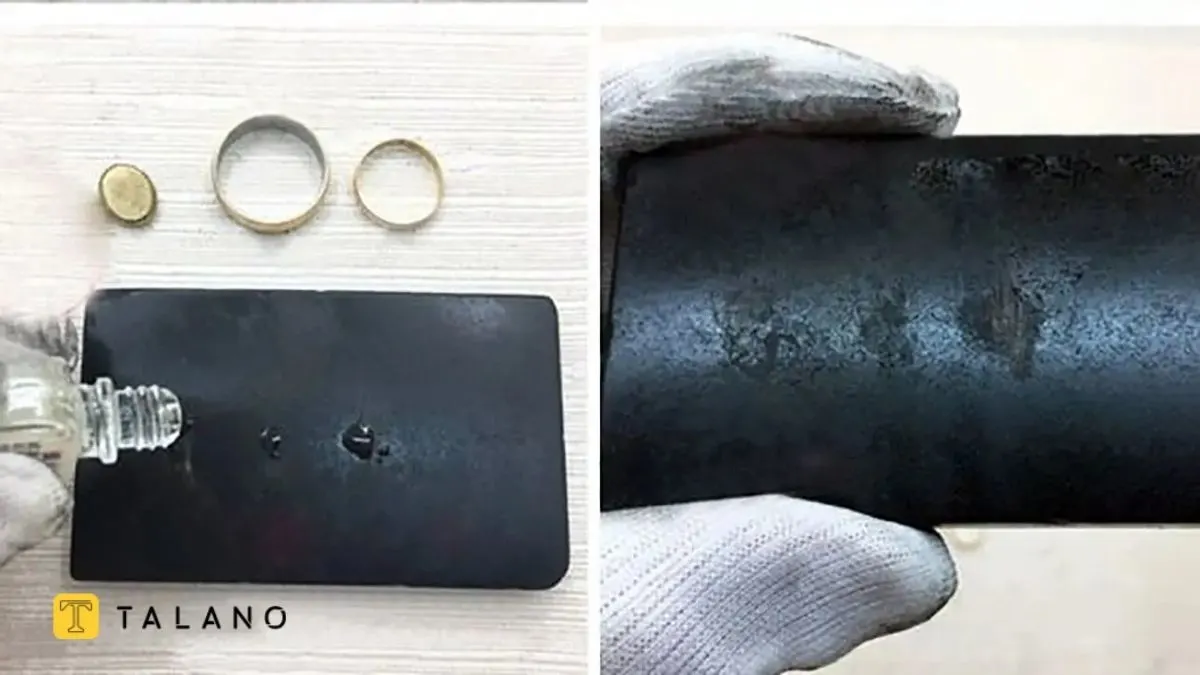 تشخیص عیار طلا با سنگ محک