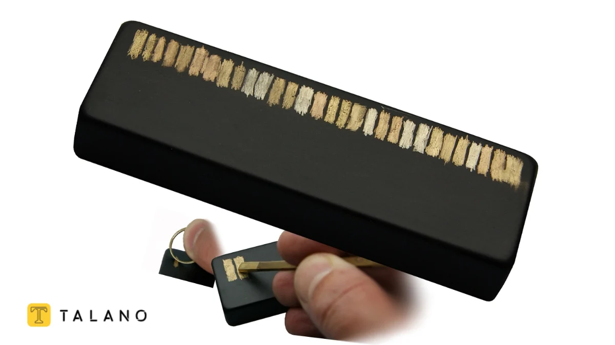 نحوه ایجاد خط روی سنگ محک