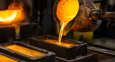 ذوب طلا با گاز شهری و مایکروفر